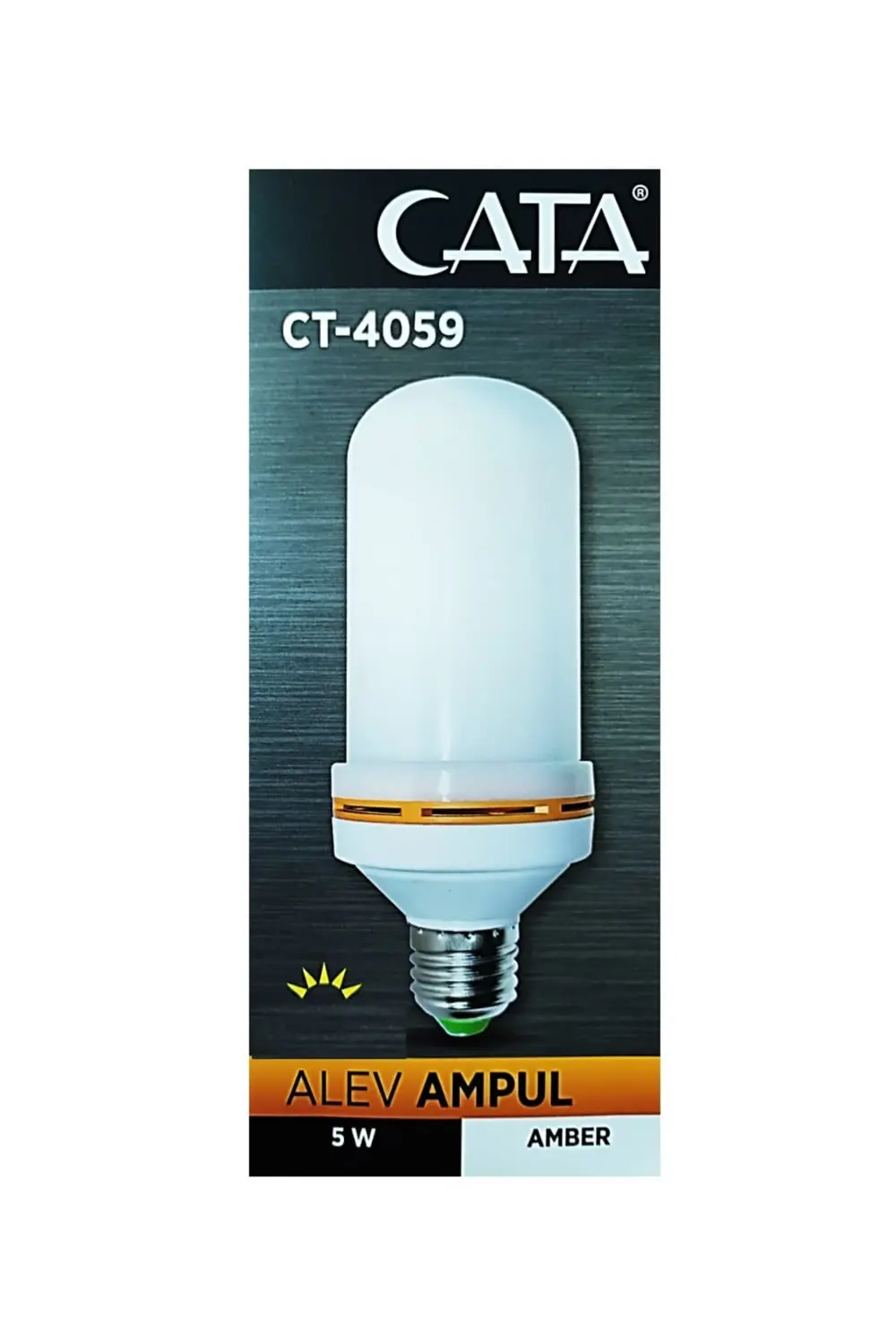 5 Watt Çok Fonksiyonlu Alev Led Ampul CT-4059