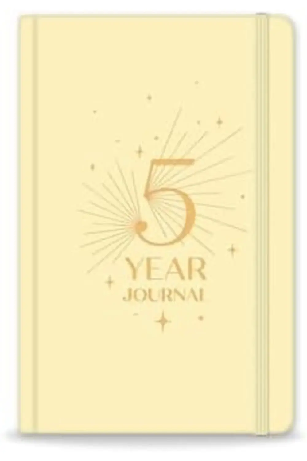 5 Yıllık Süresiz Günlük Ajanda 13x21 - Sarı 395519