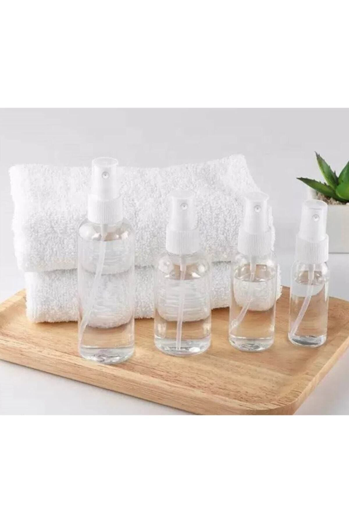Tedmar 50 Adet 100 Ml Sprey Başlikli Kolonya. Dezenfektan. Likit Şişesi 