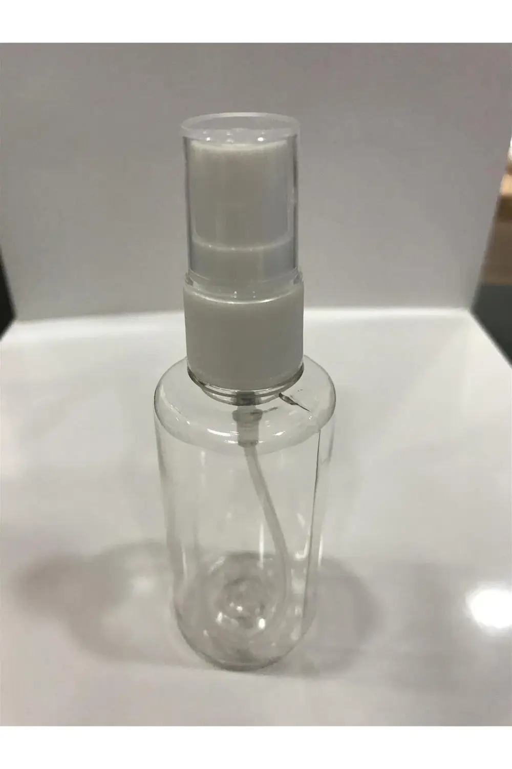 50 adet 50 ml boş plastik sprey şişe başlıklı