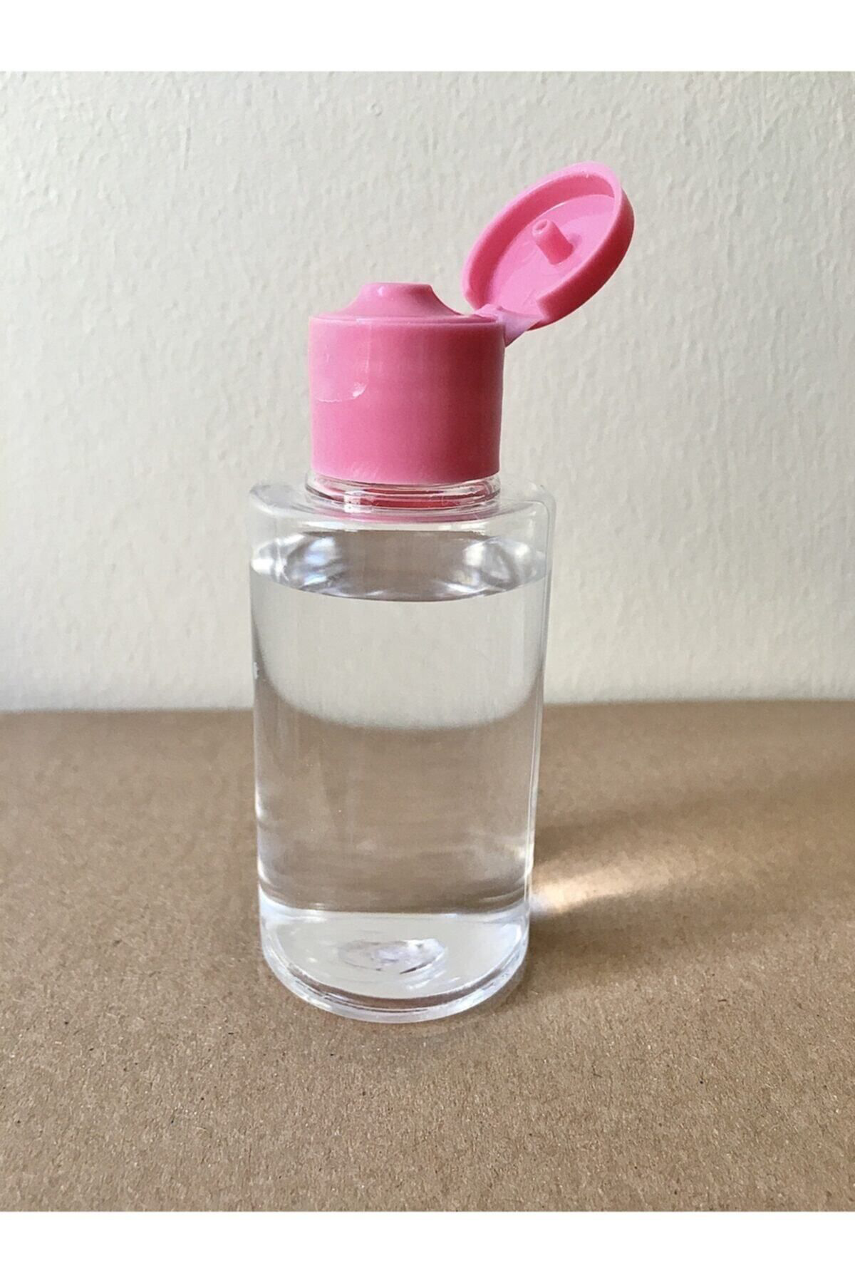 Ssepetlesene 50 Adet 50 Ml Pembe Fliptop Kapak Om62 Dezenfektan Boş Şişesi - 5