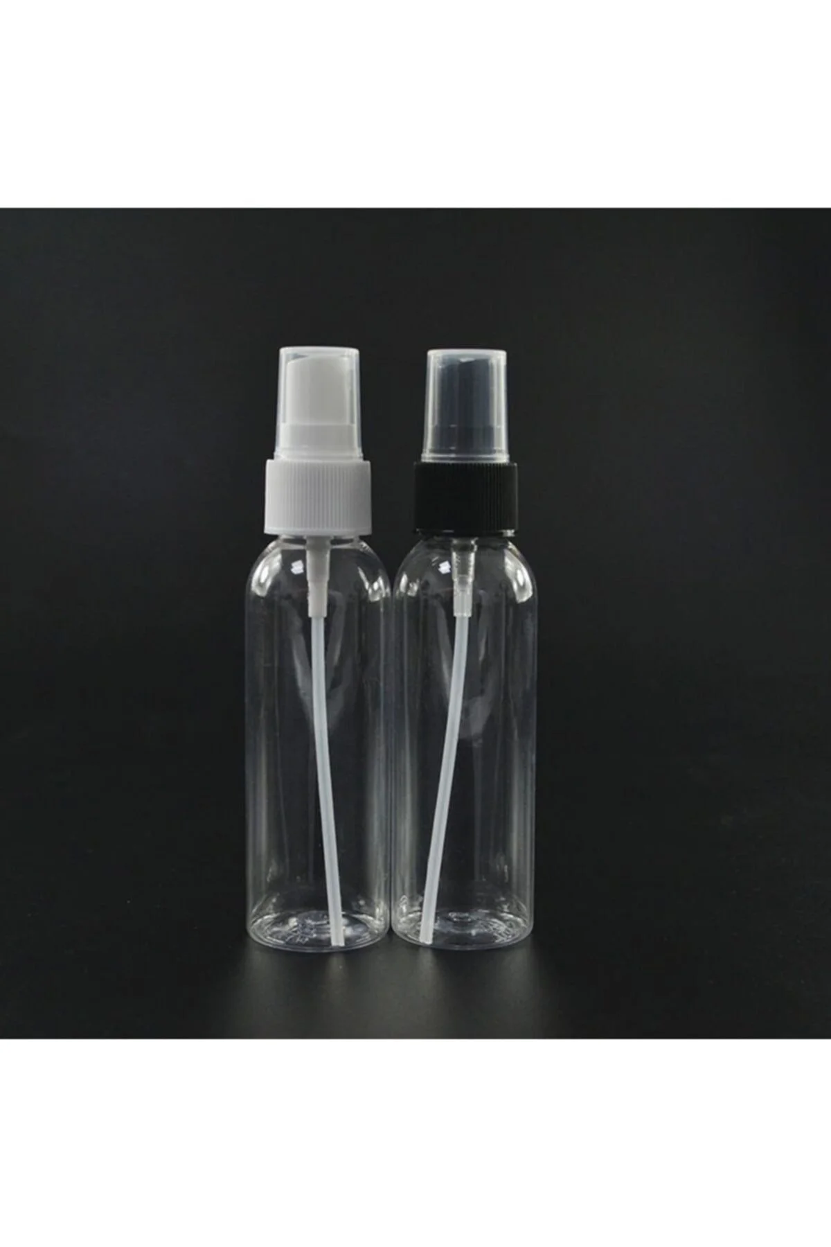 50 Adet 50 ml Sprey Kapaklı Dezenfektan Ve Kolonya Boş Şişesi