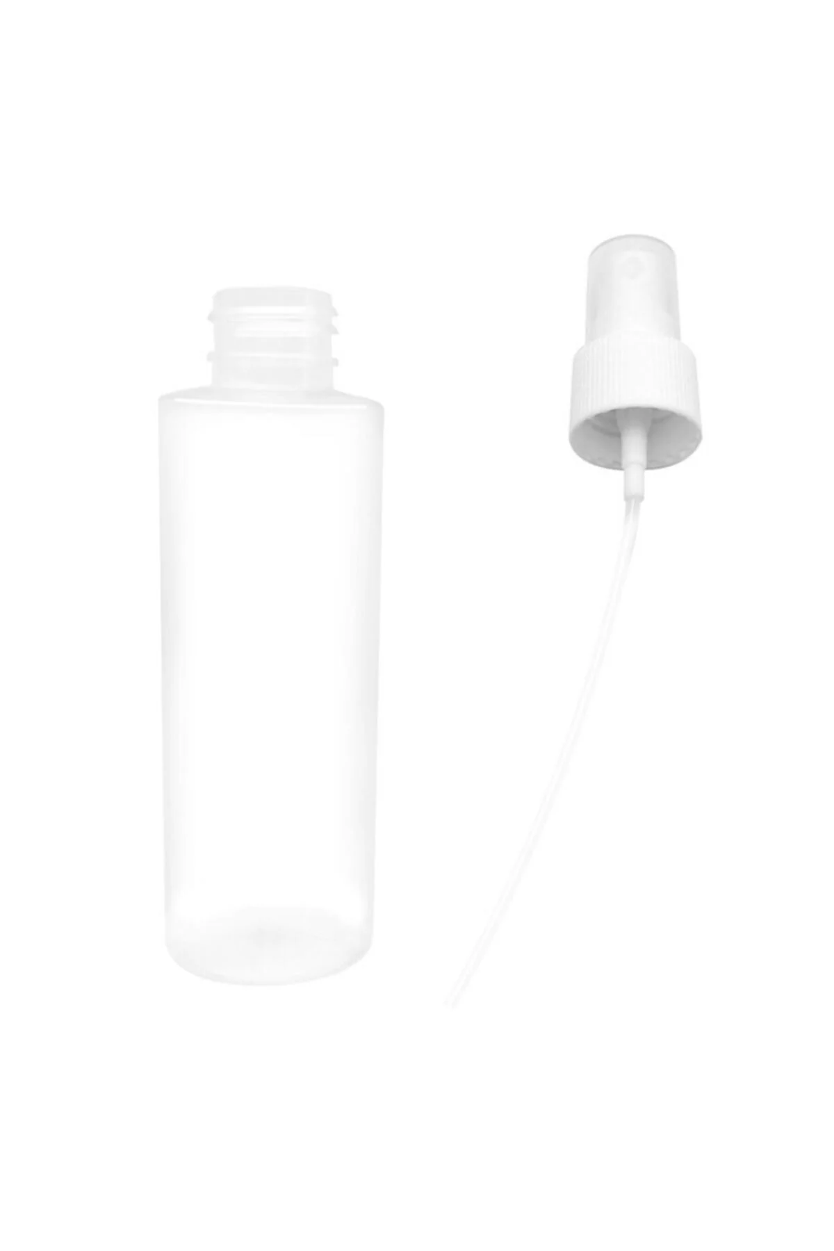50 Adet 50 ml Sprey Kapaklı Dezenfektan Ve Kolonya Boş Şişesi