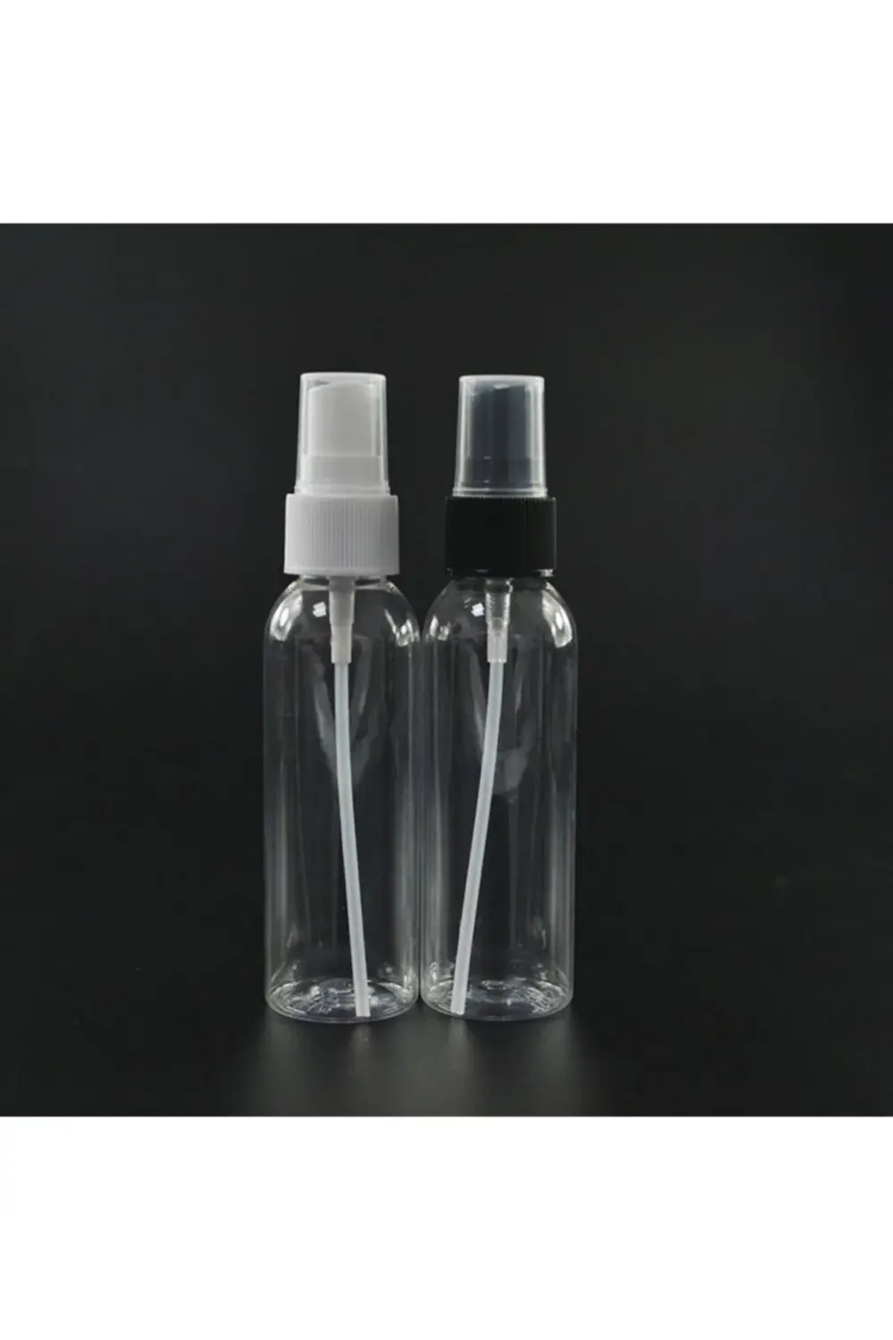 50 Adet 50 ml Sprey Kapaklı Dezenfektan Ve Kolonya Boş Şişesi