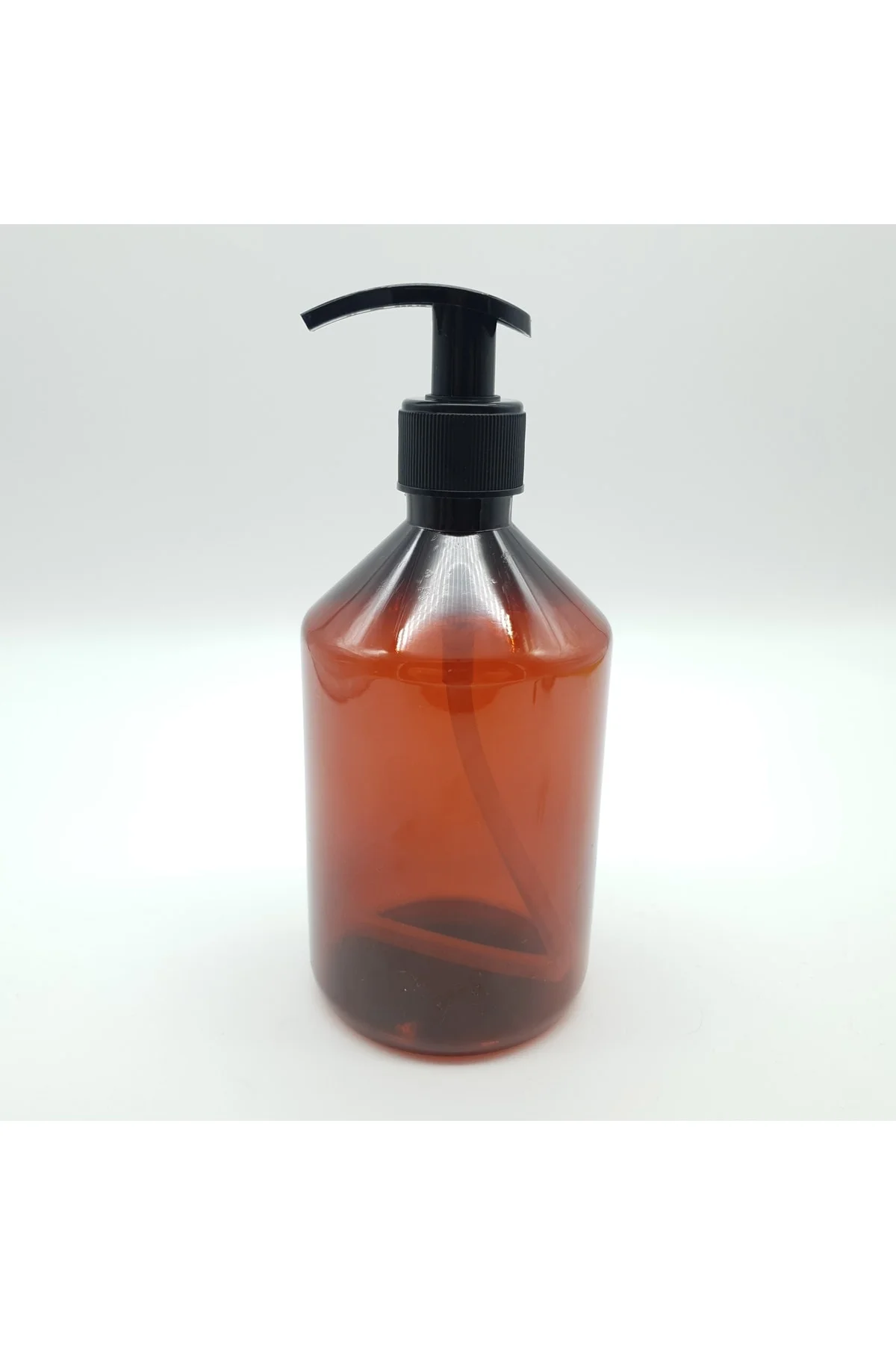 50 Adet 500 Ml Amber Plastik Sabun Şampuan Krem Vücut Losyon Şişe