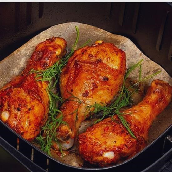 50 Adet Air Fryer Pişirme Kağıdı Tek Kullanımlık Yağ Su Geçirmez  - Görsel 2
