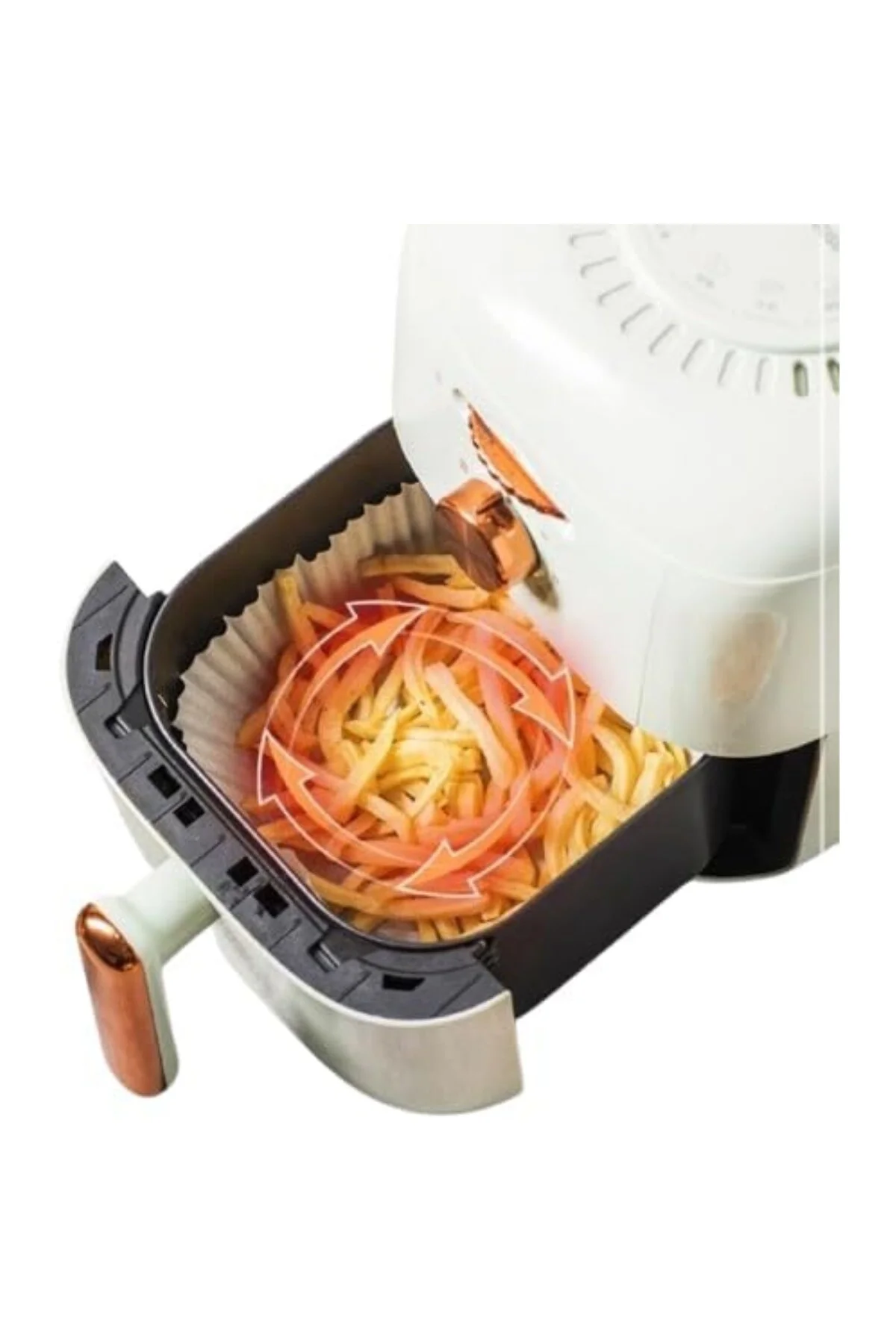 ® 50 Adet Air Fryer Pişirme Kağıdı Tek Kullanımlık Hava Fritöz Ya