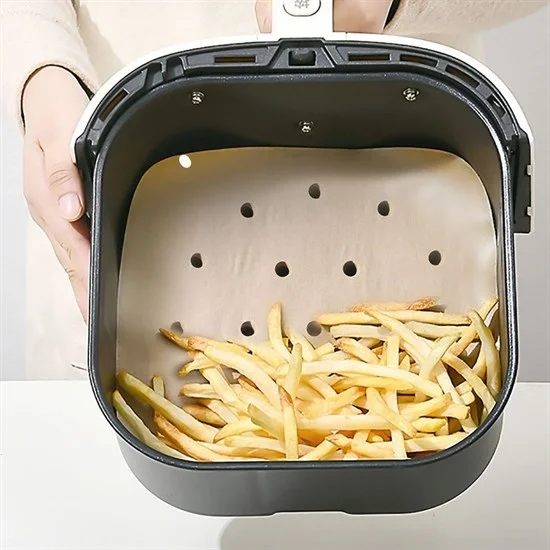 50 Adet Air Fryer Pişirme Kağıdı Tek Kullanımlık Hava Fritöz Yapışmaz Yağlı Kağıt Delikli Model Bx40 Fiyatı, Yorumları ve Özellikleri