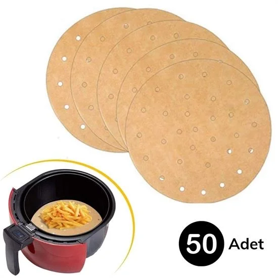 50 Adet Air Fryer Pişirme Kağıdı Tek Kullanımlık Gıda Pişirme Kağıdı Delikli Yuvarlak Model Bx40 Fiyatı, Yorumları ve Özellikleri