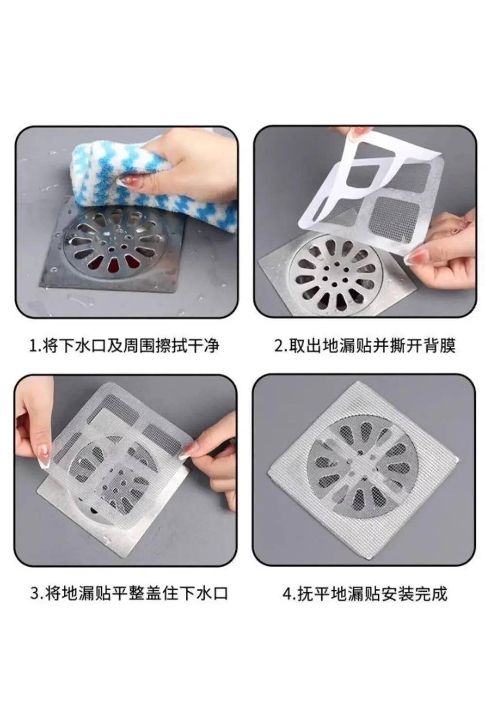 50 Adet Banyo Gider Süzgeci, Sineklik Tamir Kiti