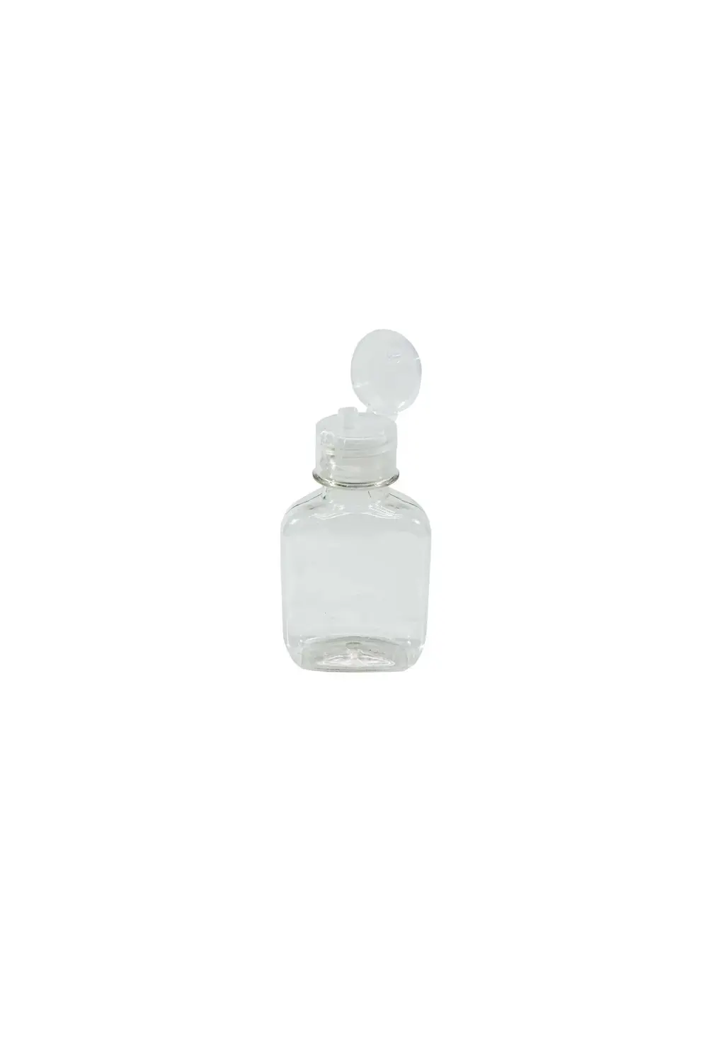 50 Adet Boş Flip Top Kapaklı Kolonya - Dezenfektan Şişesi 110 Ml