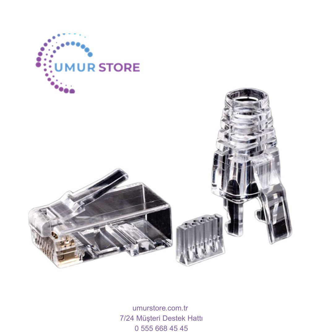 50 Adet Cat6 RJ45 Konektörü Utp Kablo Ethernet Jakı 8P8C Ağ Cat 6 50 Adet Cat6 RJ45 Konektörü Utp Kablo Ethernet Jakı 8P8C Ağ Cat 6