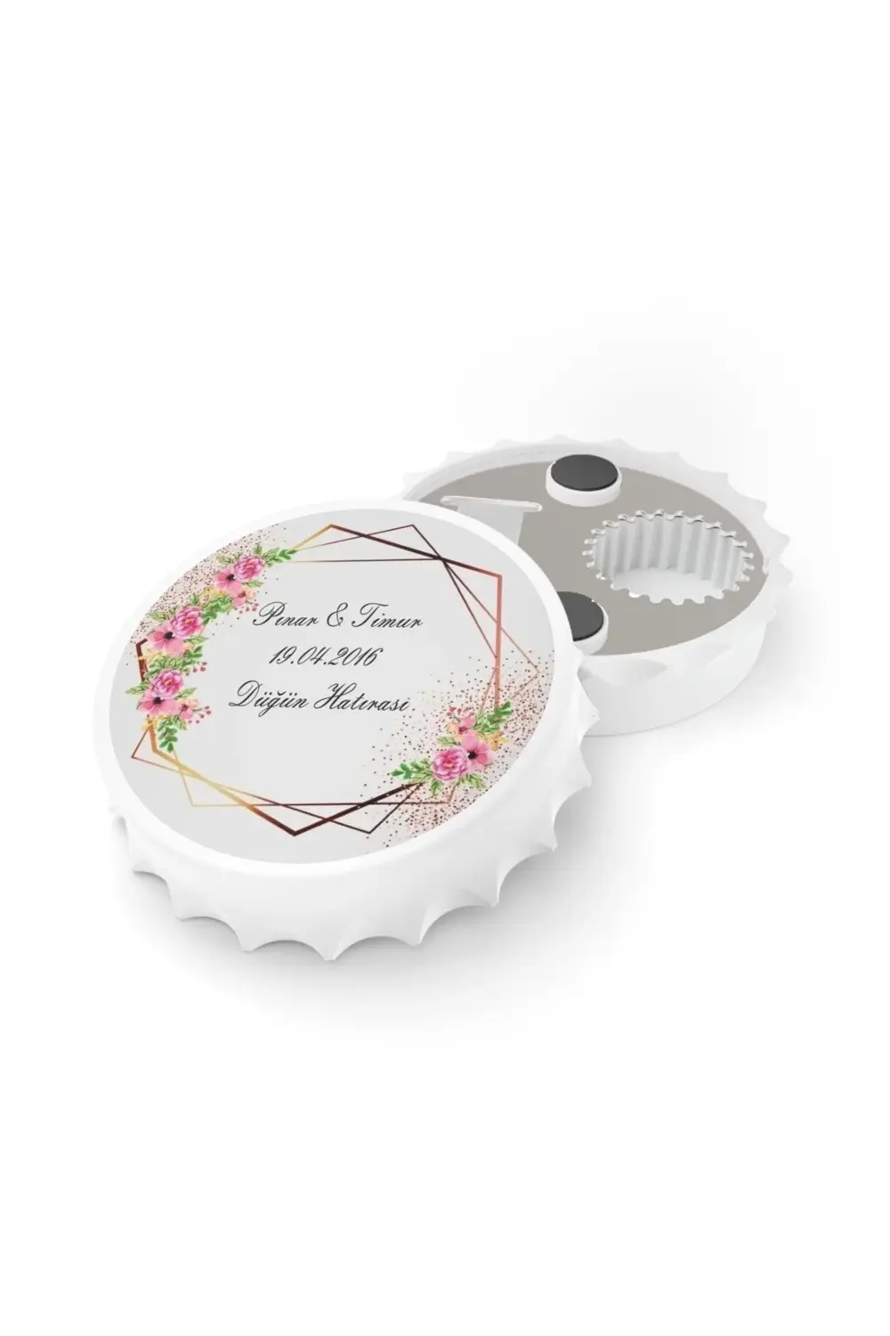 Leylaser 50 Adet Kapak Açacak Magnet Buzdolabı Süsü, Söz, Nişan, Kına, Nik