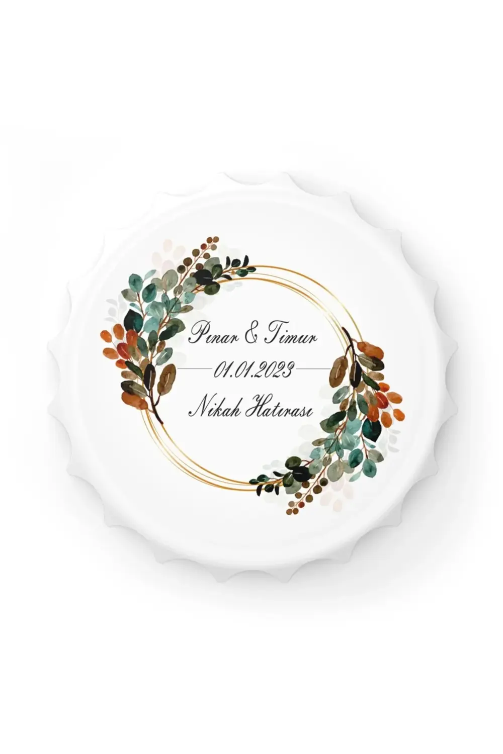 Leylaser 50 Adet Kapak Açacak Magnet Buzdolabı Süsü, Söz, Nişan, Kına, Nik