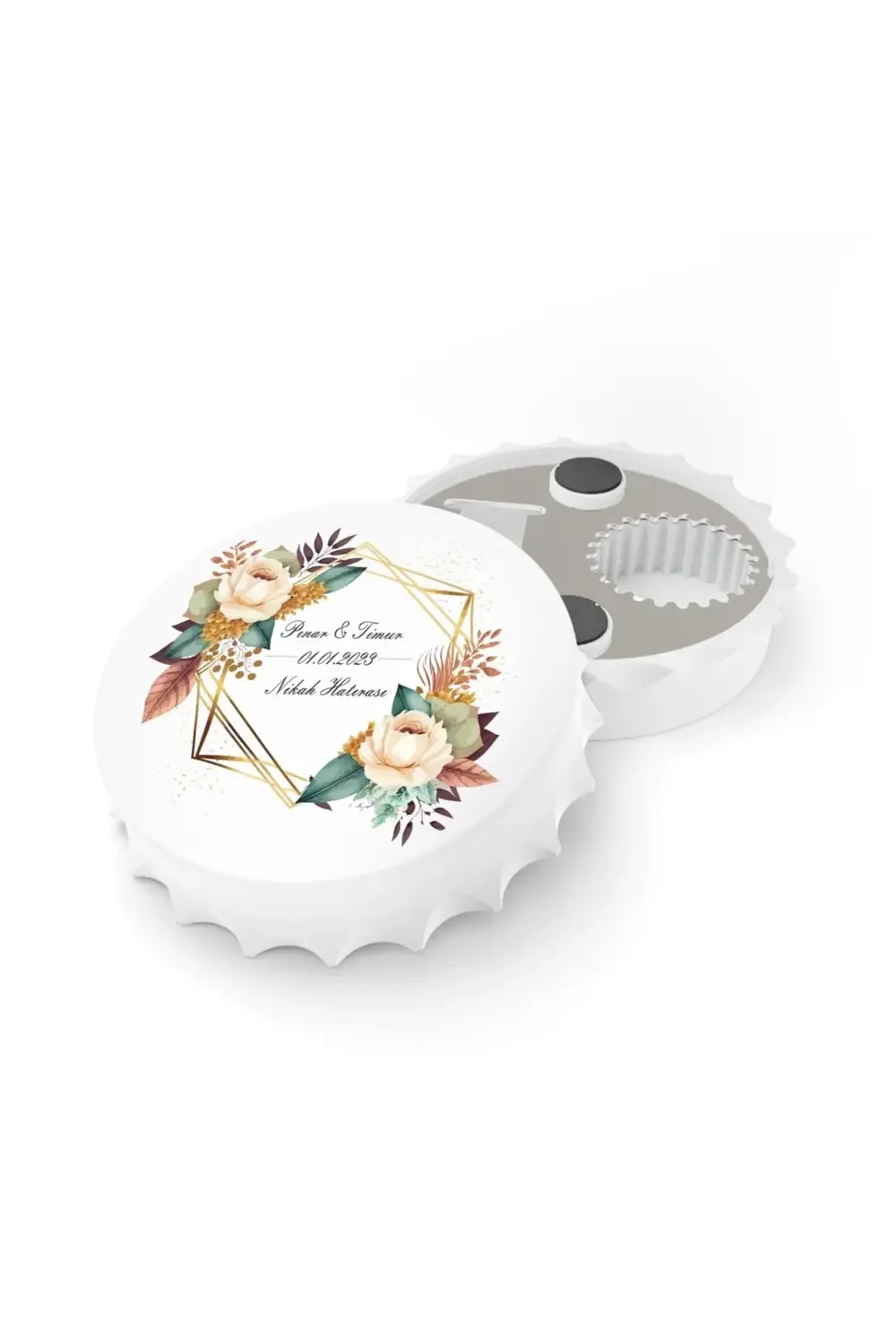 Leylaser 50 Adet Kapak Açacak Magnet Buzdolabı Süsü, Söz, Nişan, Kına, Nik