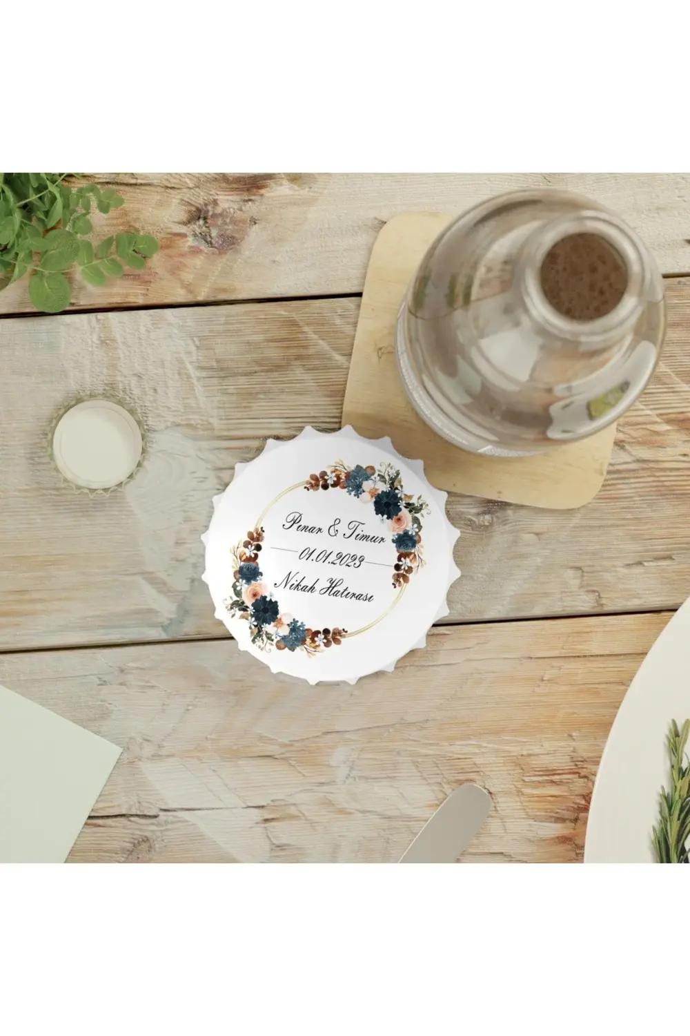 Leylaser 50 Adet Kapak Açacak Magnet Buzdolabı Süsü, Söz, Nişan, Kına, Nik