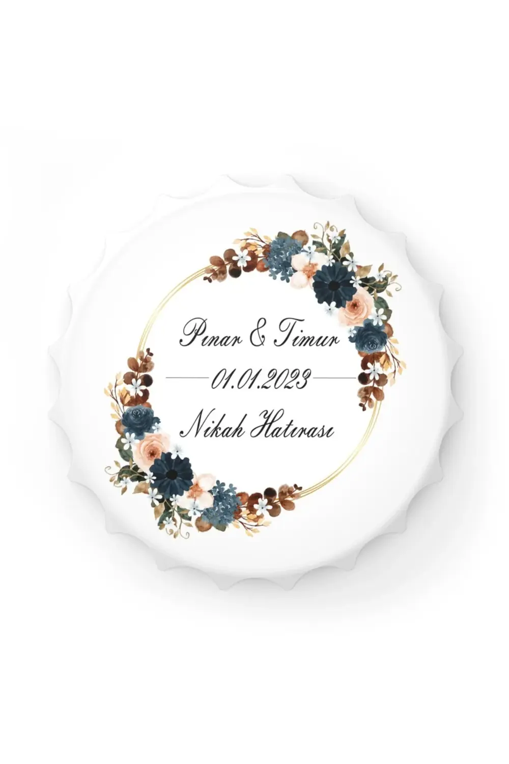 Leylaser 50 Adet Kapak Açacak Magnet Buzdolabı Süsü, Söz, Nişan, Kına, Nik