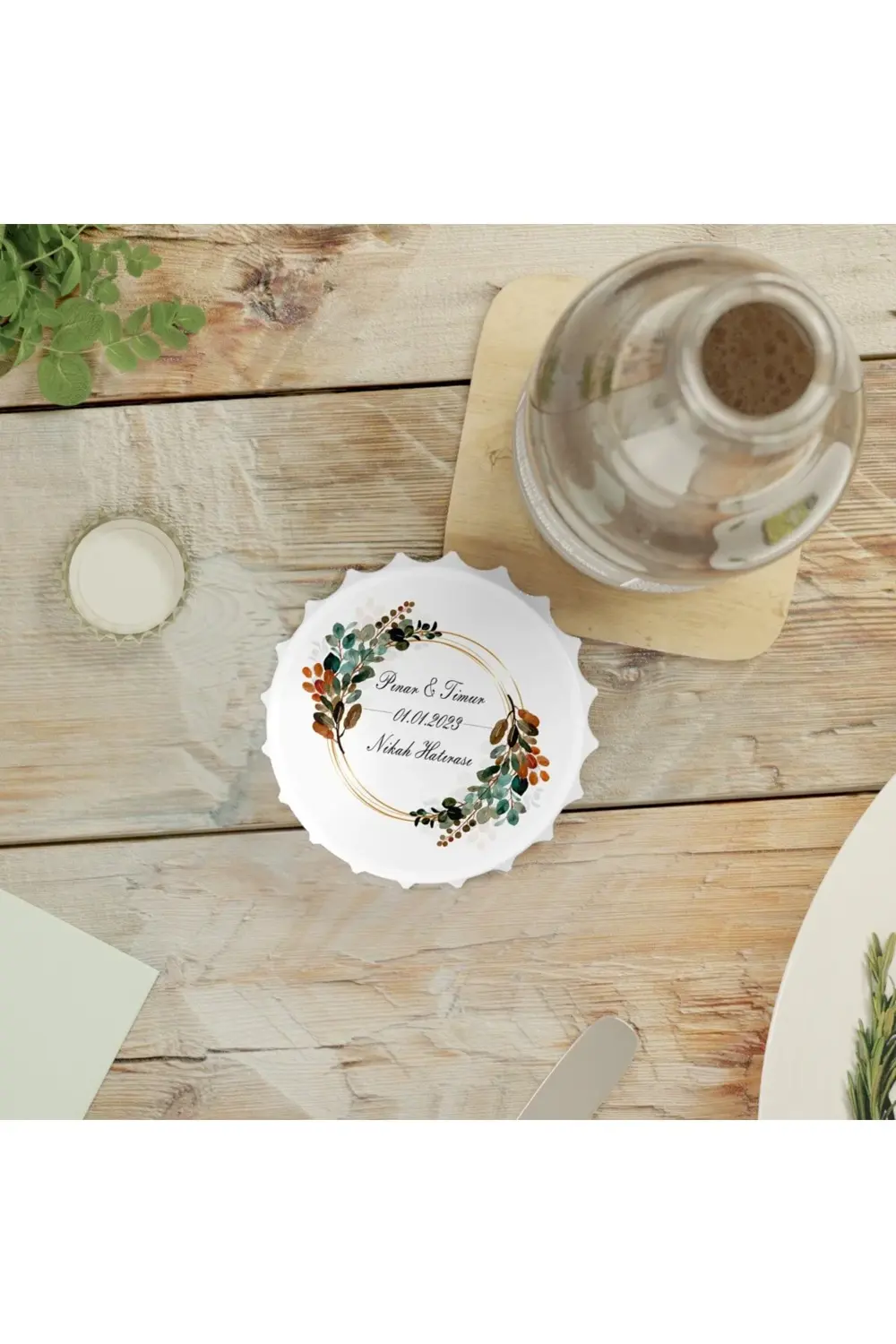 Leylaser 50 Adet Kapak Açacak Magnet Buzdolabı Süsü, Söz, Nişan, Kına, Nik