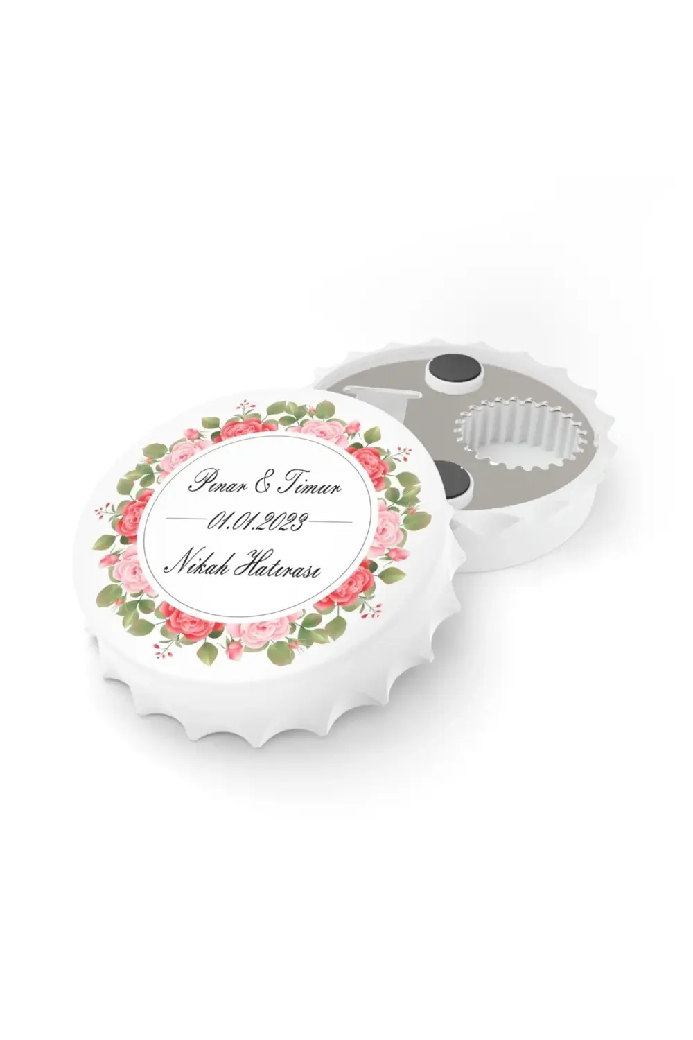 Leylaser 50 Adet Kapak Açacak Magnet Buzdolabı Süsü, Söz, Nişan, Kına, Nik