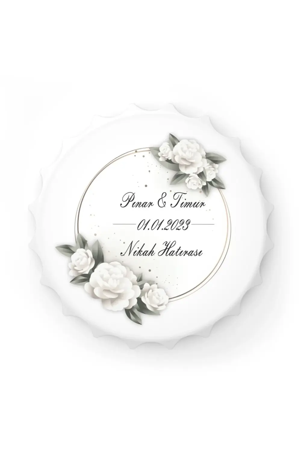 Leylaser 50 Adet Kapak Açacak Magnet Buzdolabı Süsü, Söz, Nişan, Kına, Nik