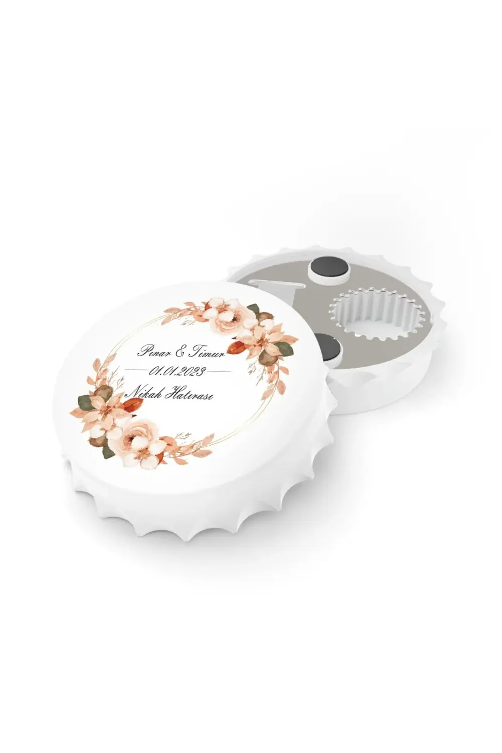 Leylaser 50 Adet Kapak Açacak Magnet Buzdolabı Süsü, Söz, Nişan, Kına, Nik