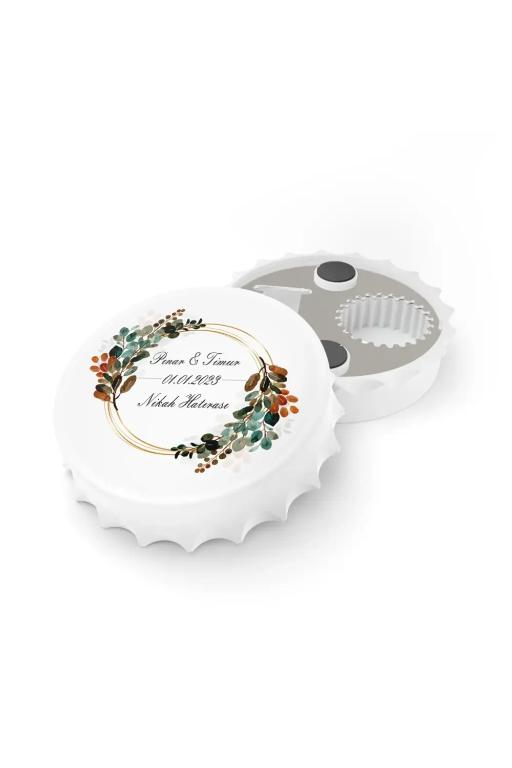 Leylaser 50 Adet Kapak Açacak Magnet Buzdolabı Süsü, Söz, Nişan, Kına, Nik