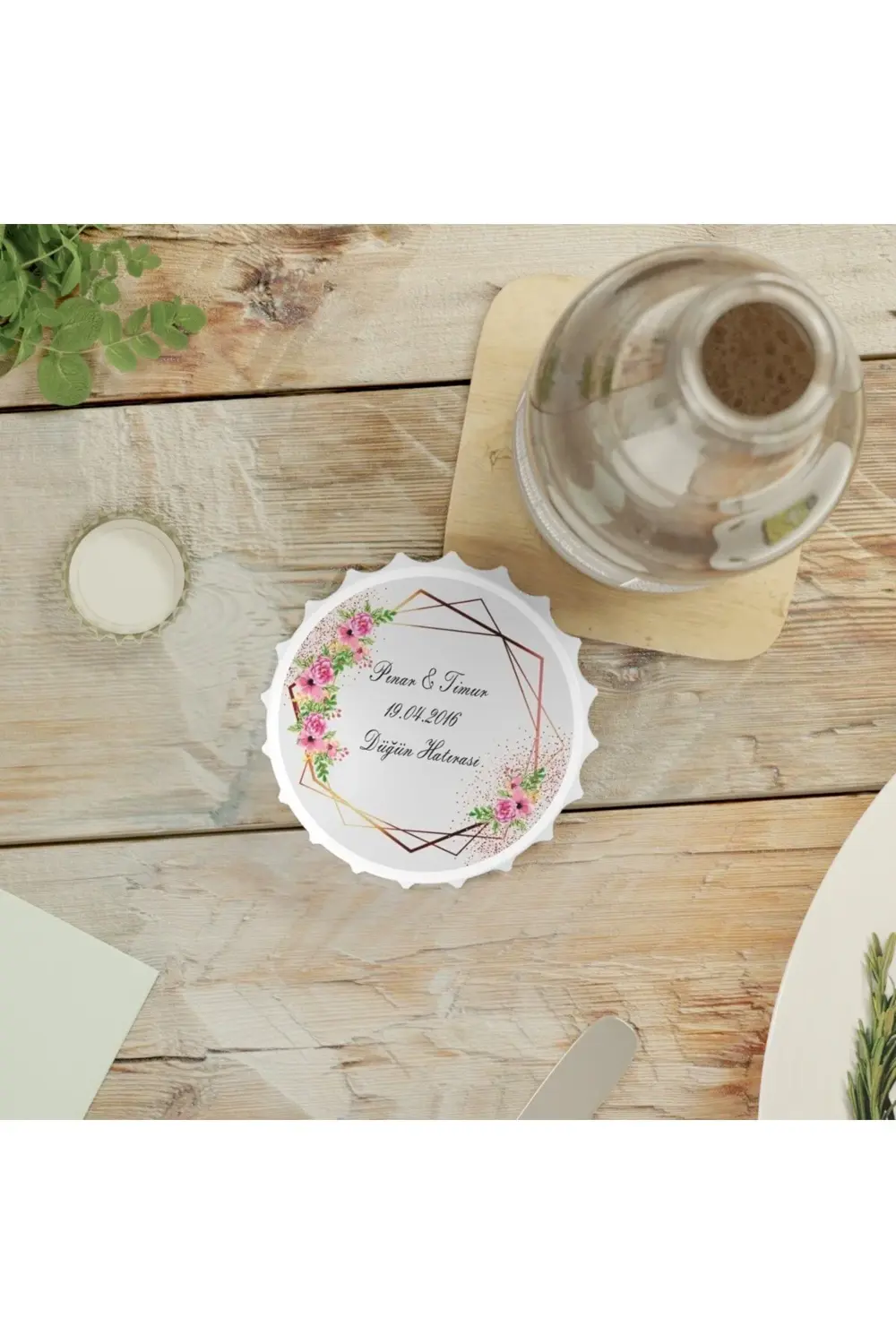 Leylaser 50 Adet Kapak Açacak Magnet Buzdolabı Süsü, Söz, Nişan, Kına, Nik