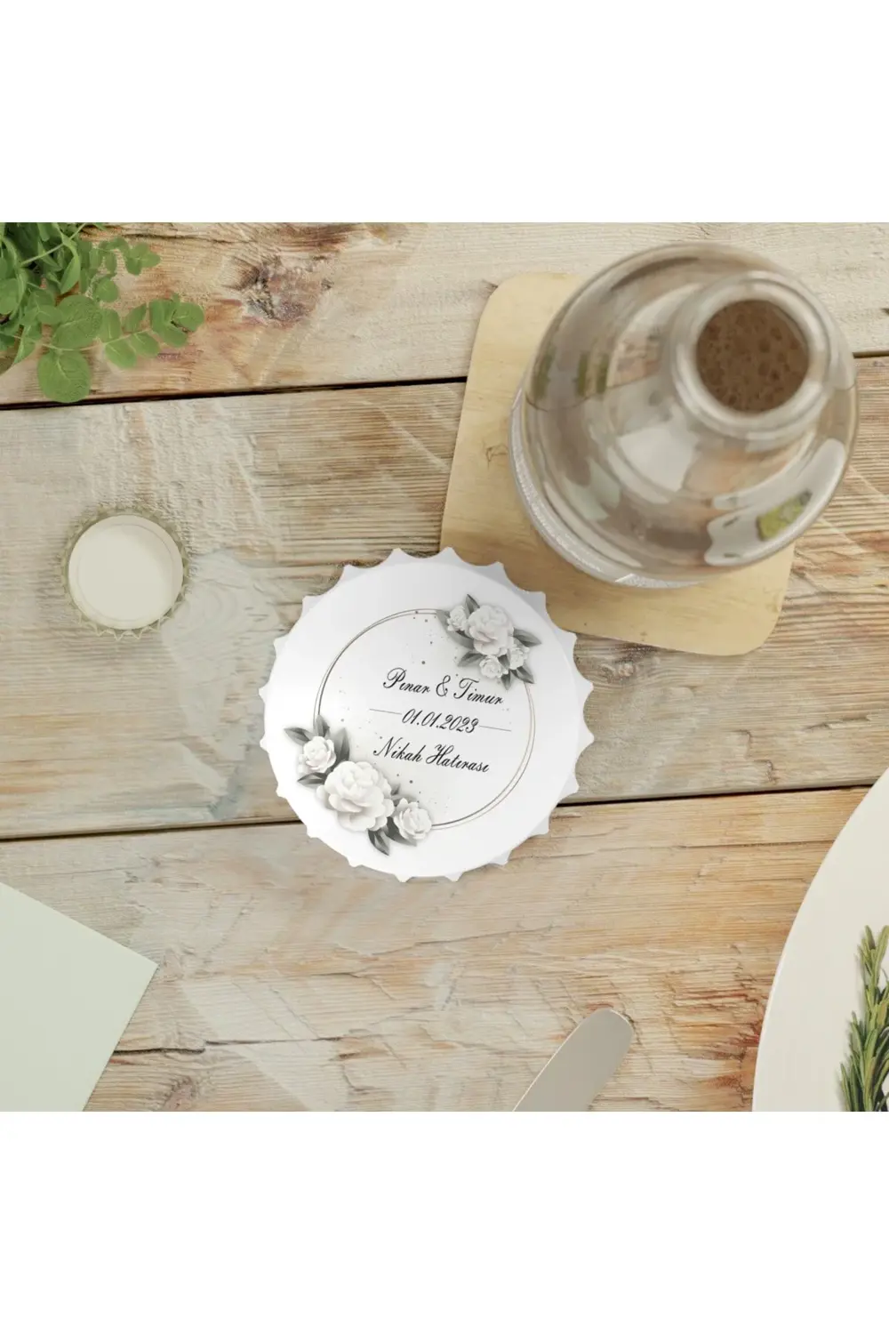 Leylaser 50 Adet Kapak Açacak Magnet Buzdolabı Süsü, Söz, Nişan, Kına, Nik