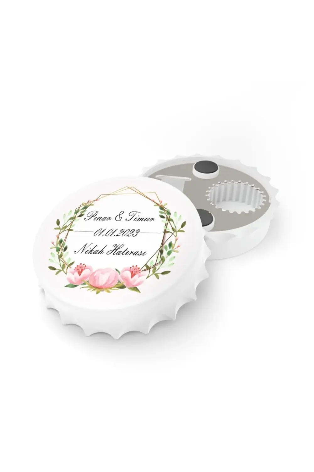 Leylaser 50 Adet Kapak Açacak Magnet Buzdolabı Süsü, Söz, Nişan, Kına, Nik