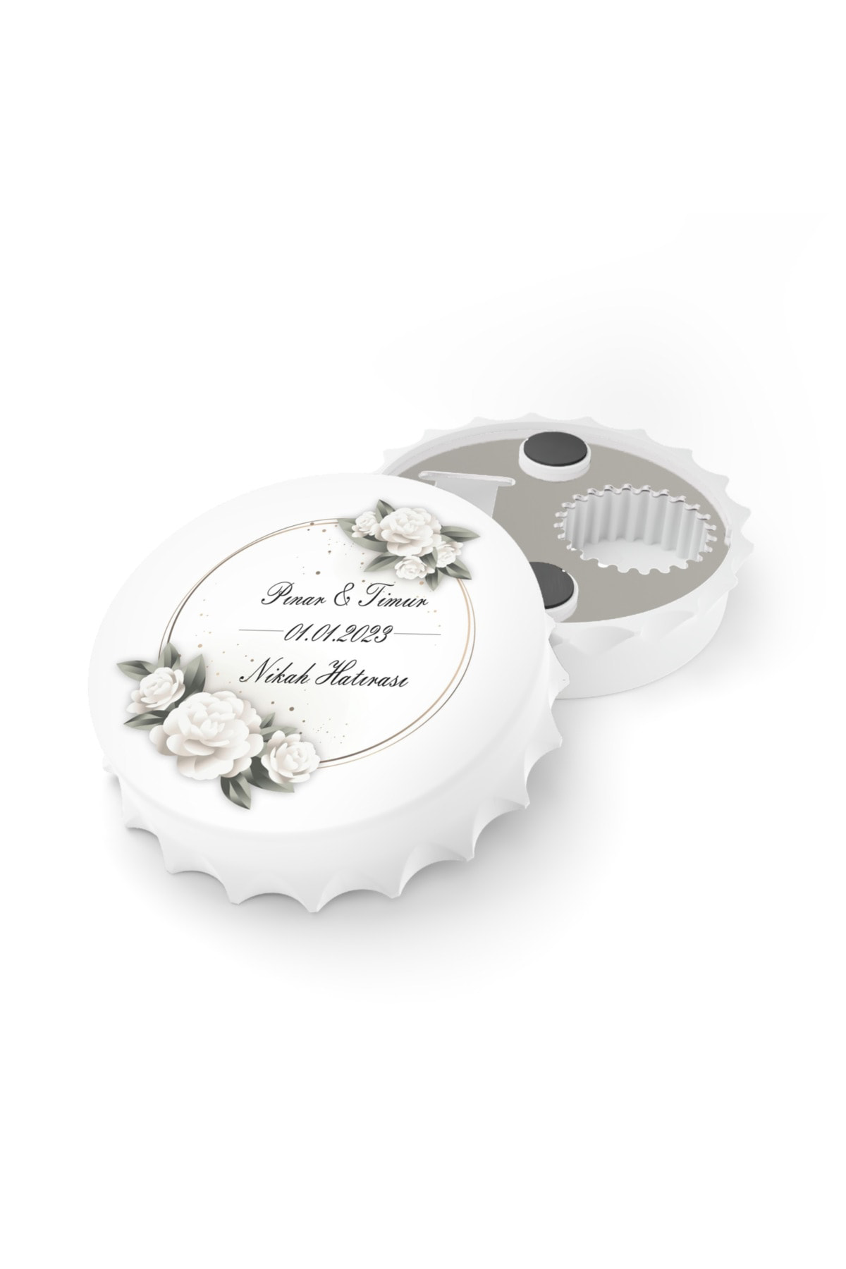 Leylaser 50 Adet Kapak Açacak Magnet Buzdolabı Süsü, Söz, Nişan, Kına, Nik