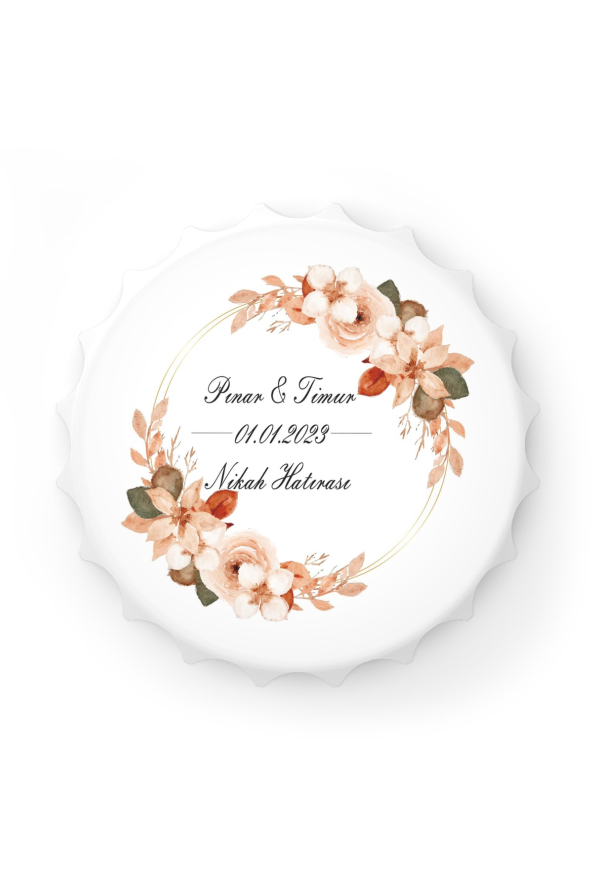 Leylaser 50 Adet Kapak Açacak Magnet Buzdolabı Süsü, Söz, Nişan, Kına, Nik