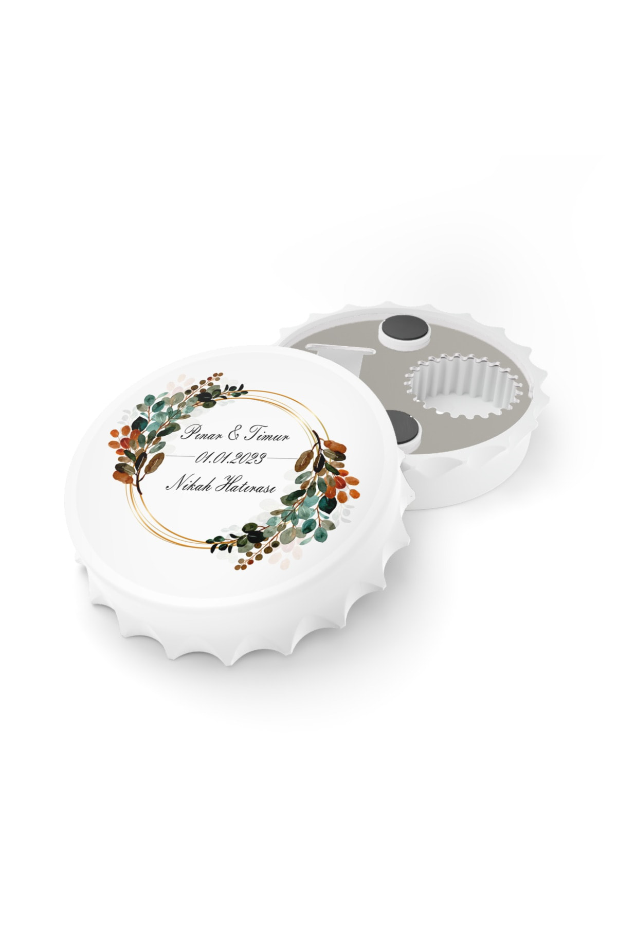 Leylaser 50 Adet Kapak Açacak Magnet Buzdolabı Süsü, Söz, Nişan, Kına, Nik