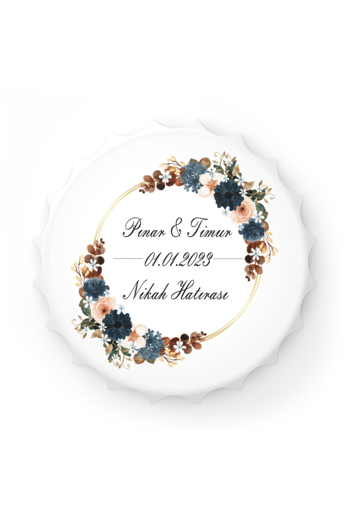 Leylaser 50 Adet Kapak Açacak Magnet Buzdolabı Süsü, Söz, Nişan, Kına, Nik