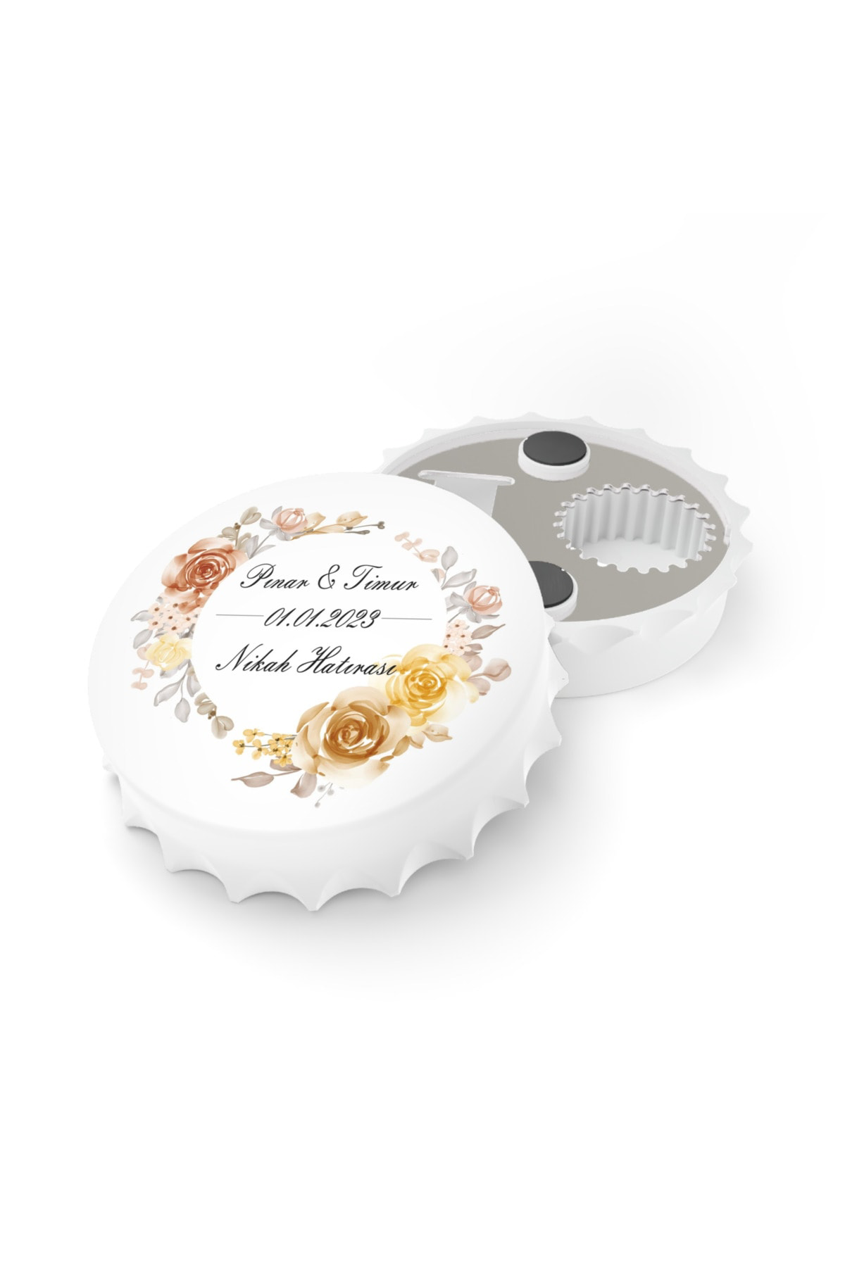 Leylaser 50 Adet Kapak Açacak Magnet Buzdolabı Süsü, Söz, Nişan, Kına, Nik