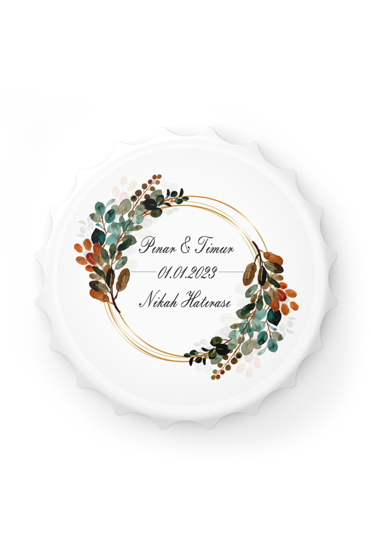 Leylaser 50 Adet Kapak Açacak Magnet Buzdolabı Süsü, Söz, Nişan, Kına, Nik