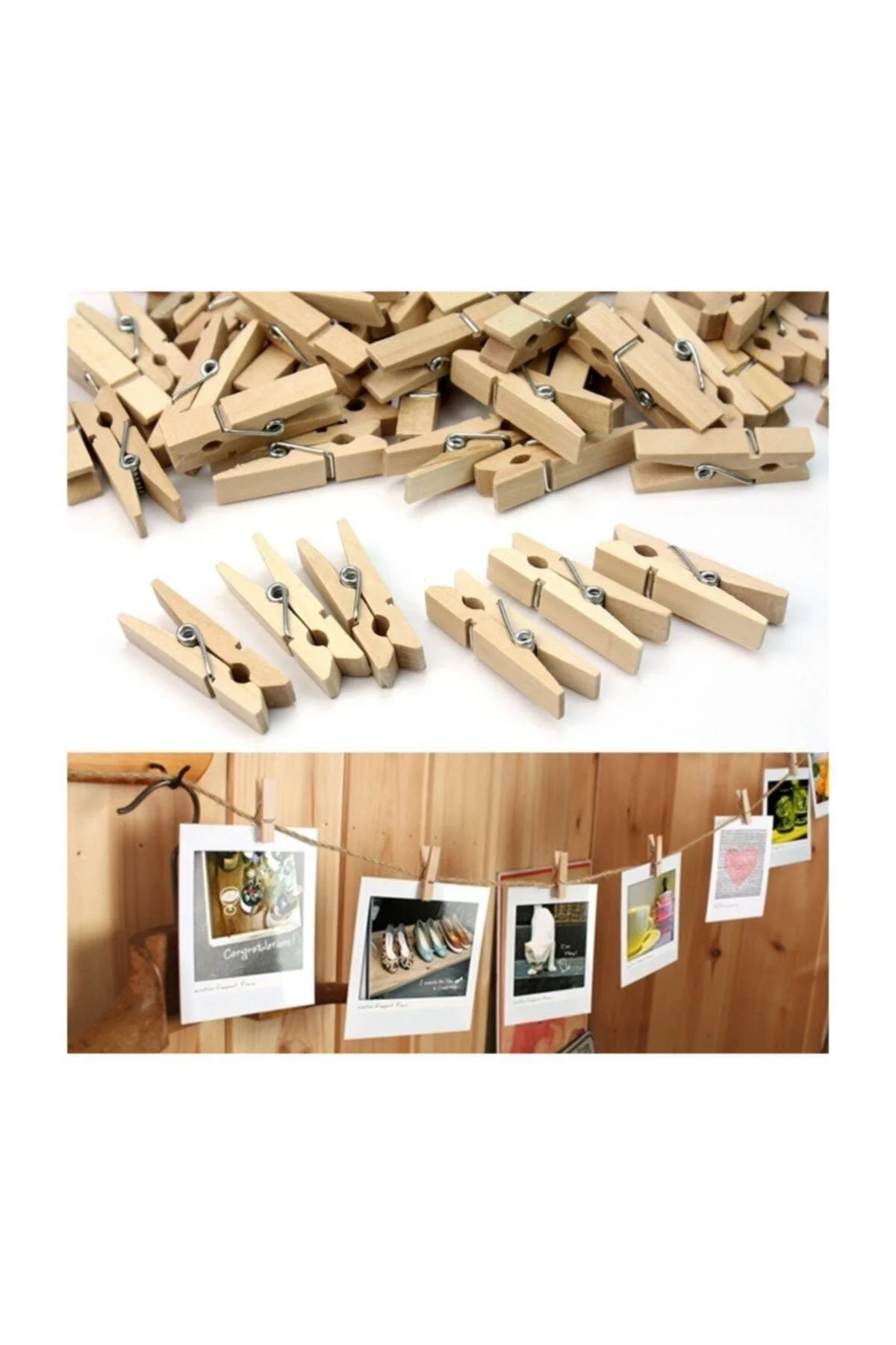50 Adet Mini Mandal, Doğal Ahşap Dekoratif Fotoğraf Ve Süsleme Mandalı 50 Adet Mini Mandal, Doğal Ahşap Dekoratif Fotoğraf Ve Süsleme Mandalı