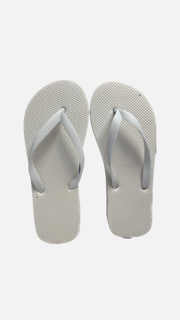 Private 50 Adet Parmak Arasi Beyaz Kadin Terlik Eva Taban 14 Mm Flip Flop