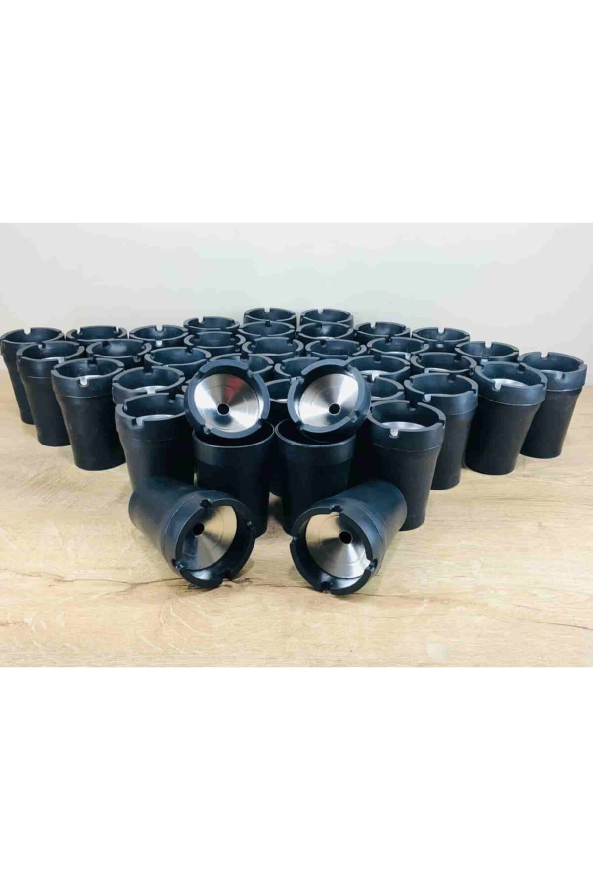 50 Adet Siyah Koku Duman Yapmayan Kül Tablası Restoranlar Açık Ha