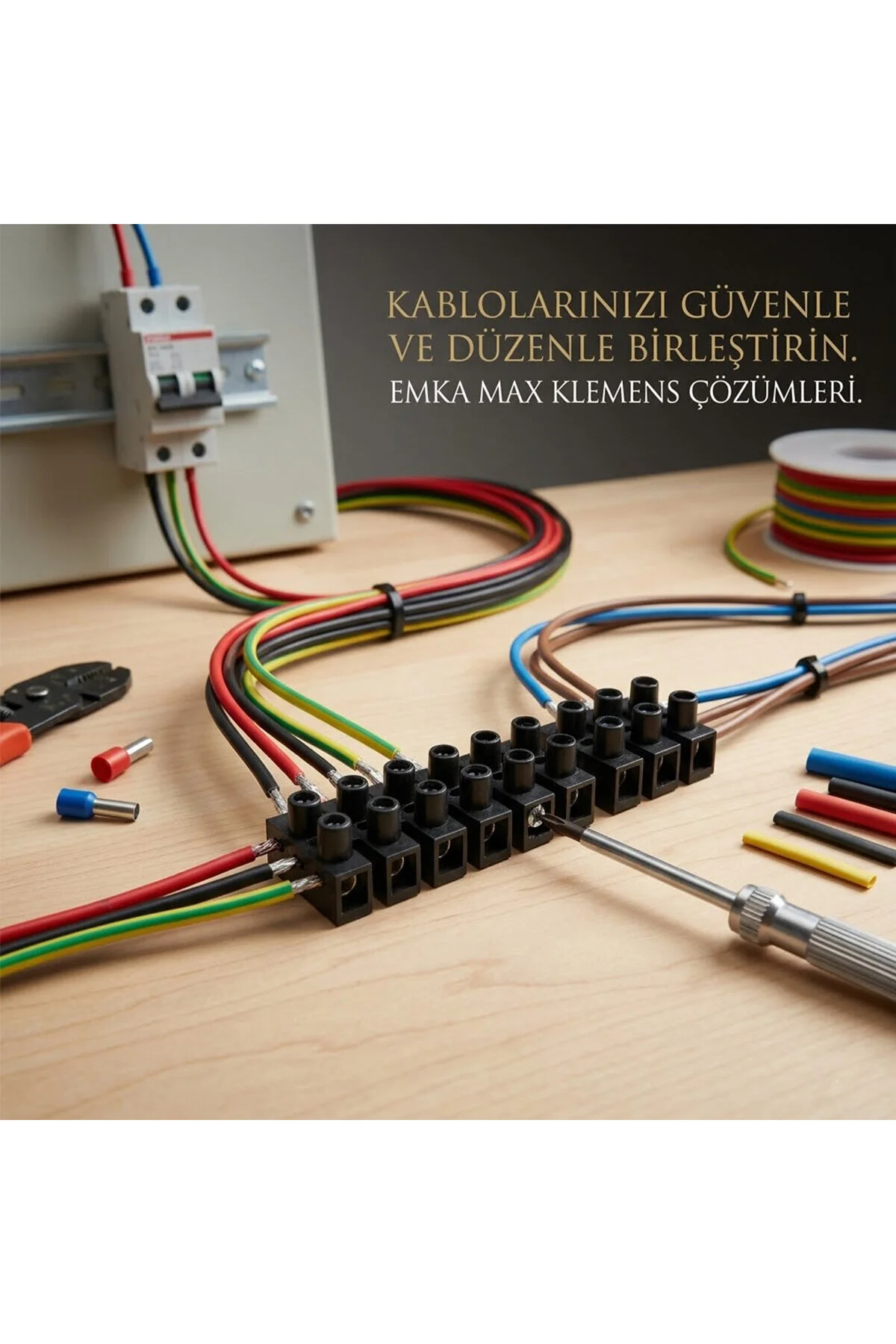 50 Adet Siyah Plastik Sıra Klemens 50 Adet Siyah Plastik Sıra Klemens - Görsel 2