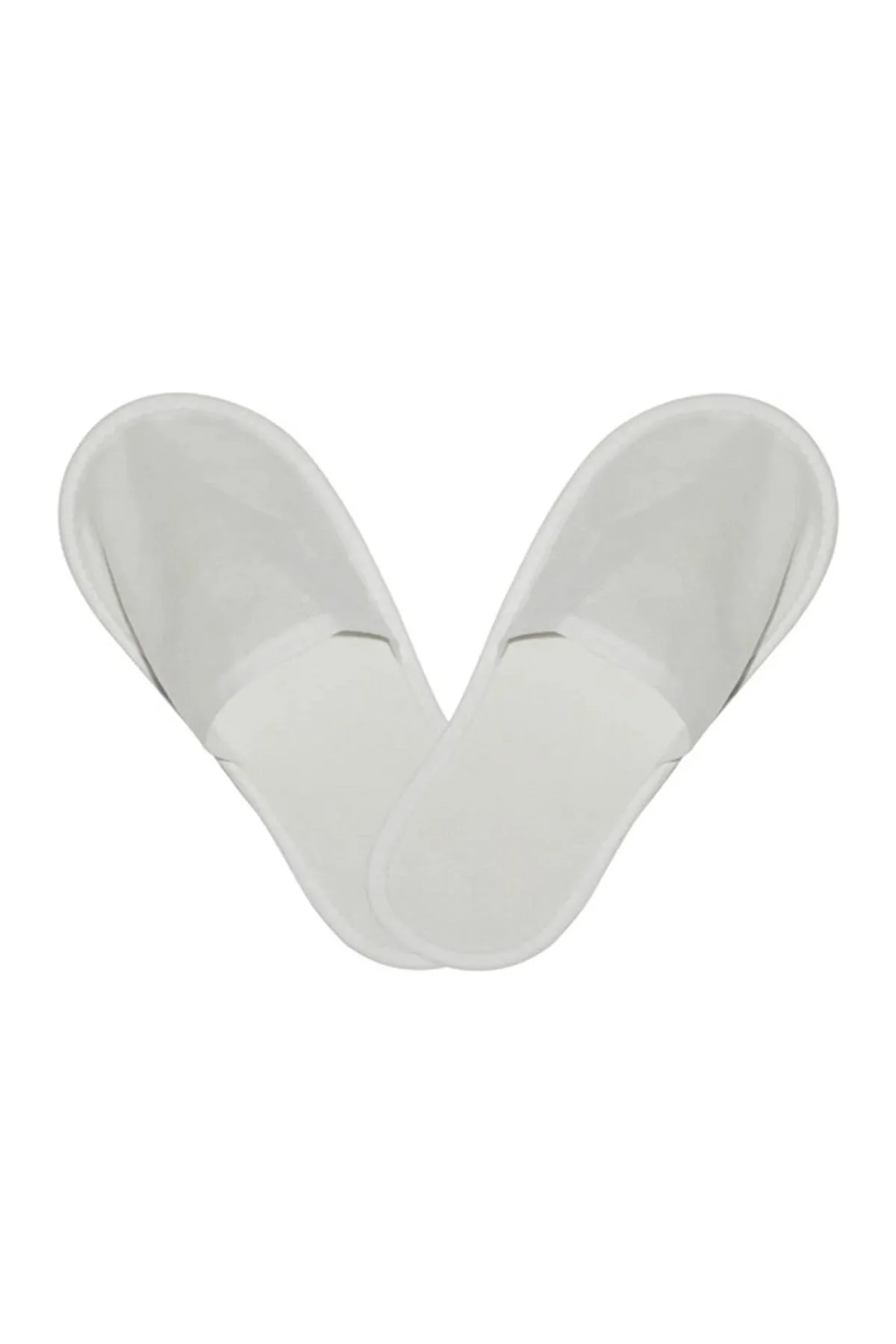 50 Adet Tek Kullanımlık Otel Terliği Çiftli Beyaz Çift Ambalajlı