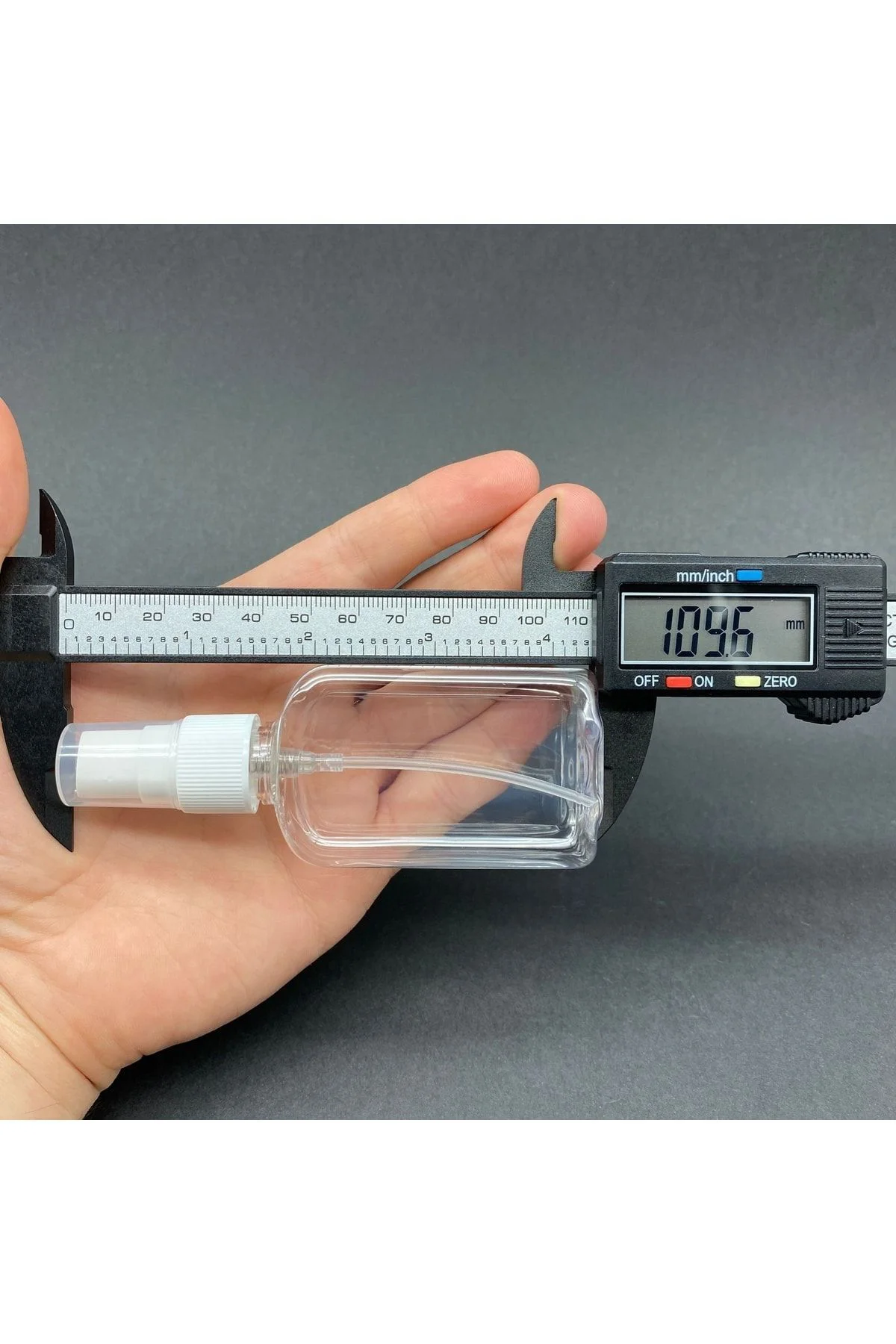 50 cc Yassı Plastik Şişe - Beyaz Spreyli - 50 Ml Spreyli Pet Şişe