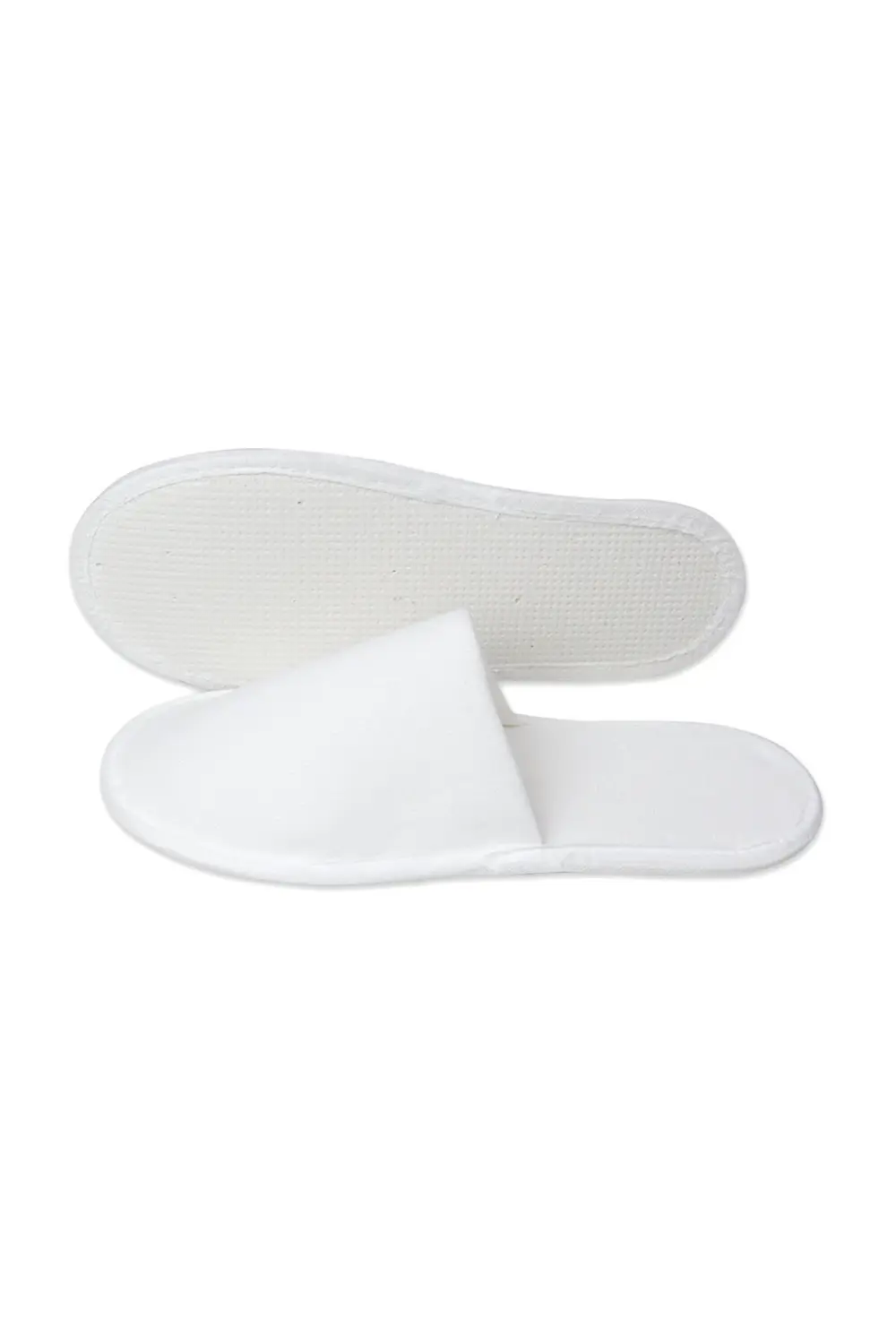 50 Çift 3mm Havlu Biyesiz Kalın Duble Saya Tek Kullanımlık Terlik