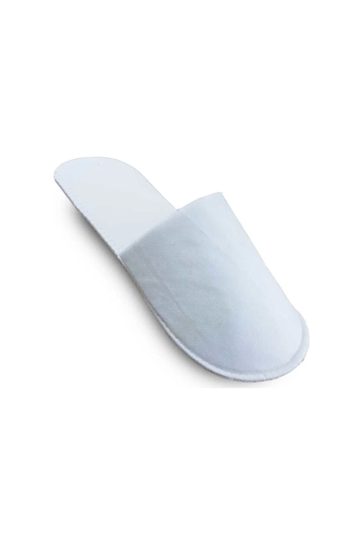 50 Çift Beyaz 3mm Eva Taban Tek Kullanımlık Terlik