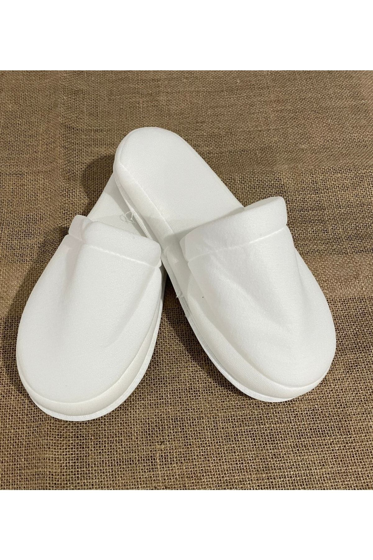 Private 50 Çift Çift Kat Polyester Havlu Süslenebilir Lohusa Terliği Kalı