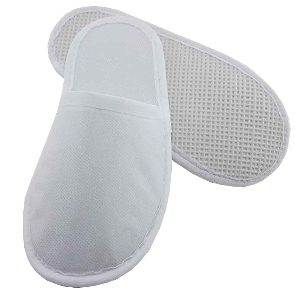 50 Çift Çocuklar İçin Beyaz Tela Otel Terliği Tek Kullanımlık Kul