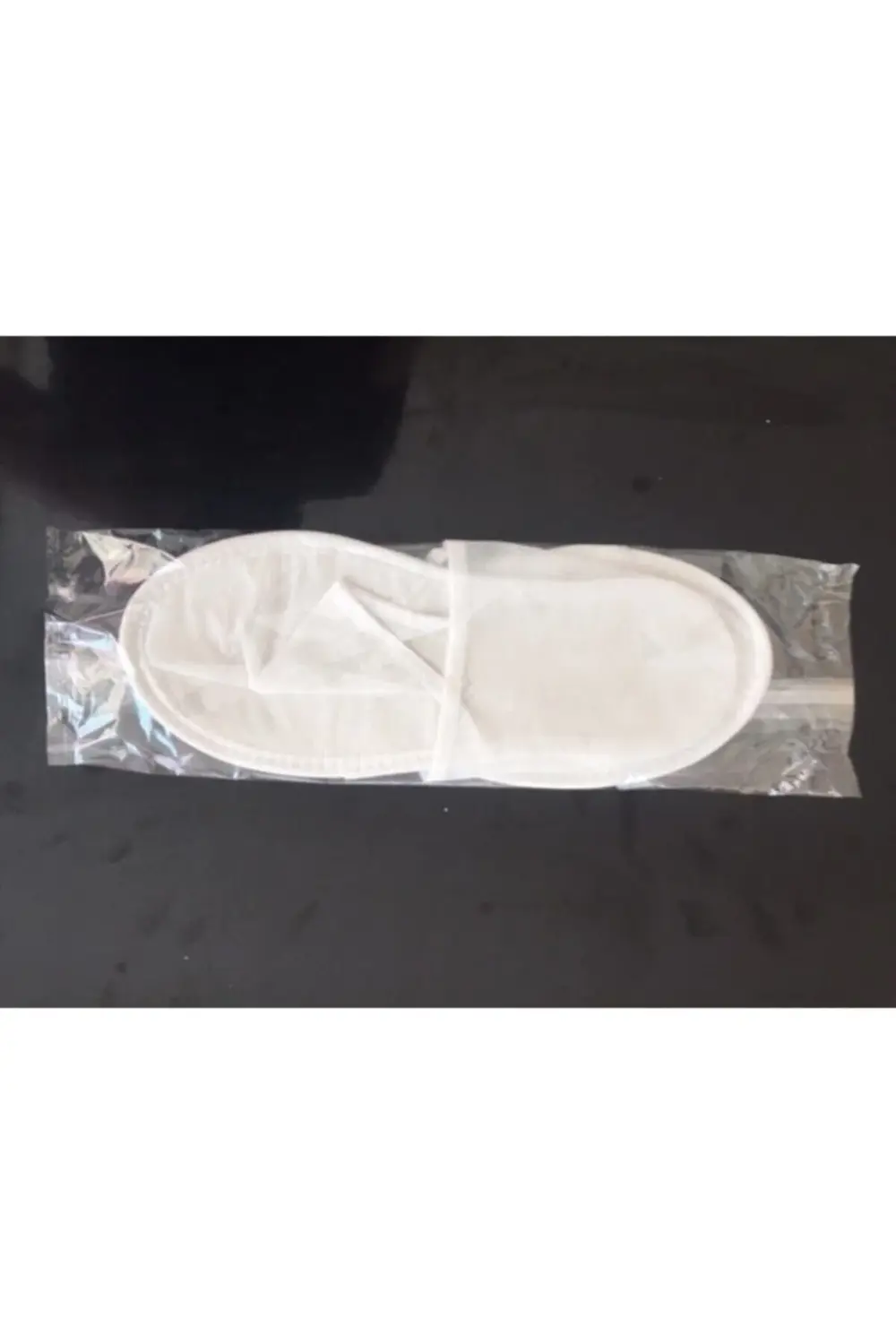 50 Çift Otel Terliği Overloklu (tek Kullanımlık Tela Terlik) + 10