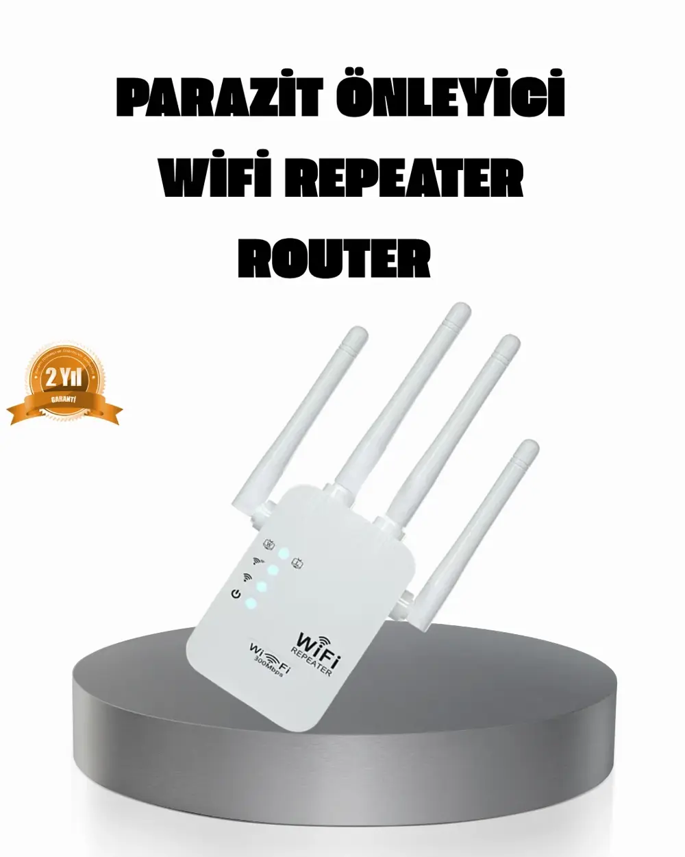 50 Cihaz Destekli 300Mbps Kablosuz Sinyal Güçlendirici RJ45 Kablo