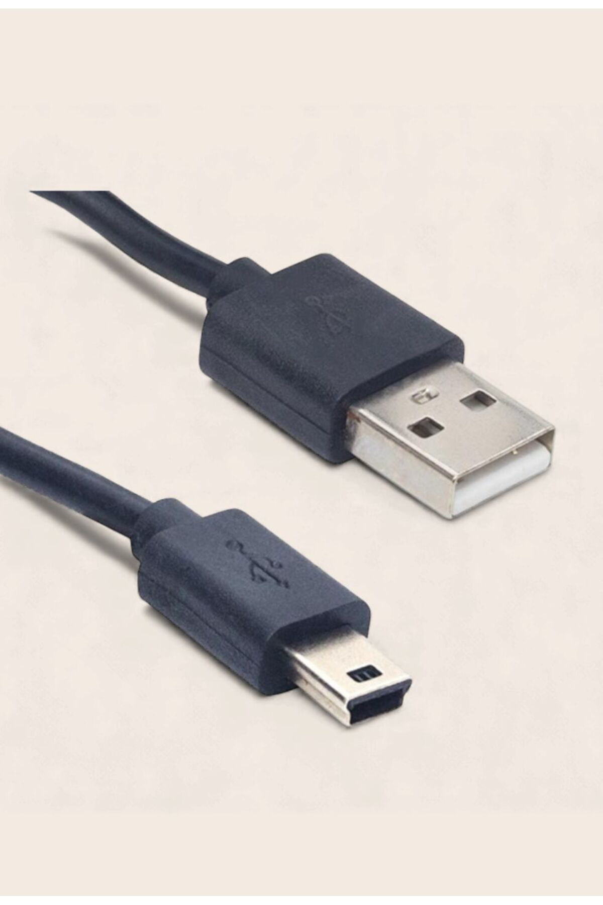 50 cm USB 2.0 Erkek – Mini USB 5 Pin Bağlantı ve Veri Aktarım Kab