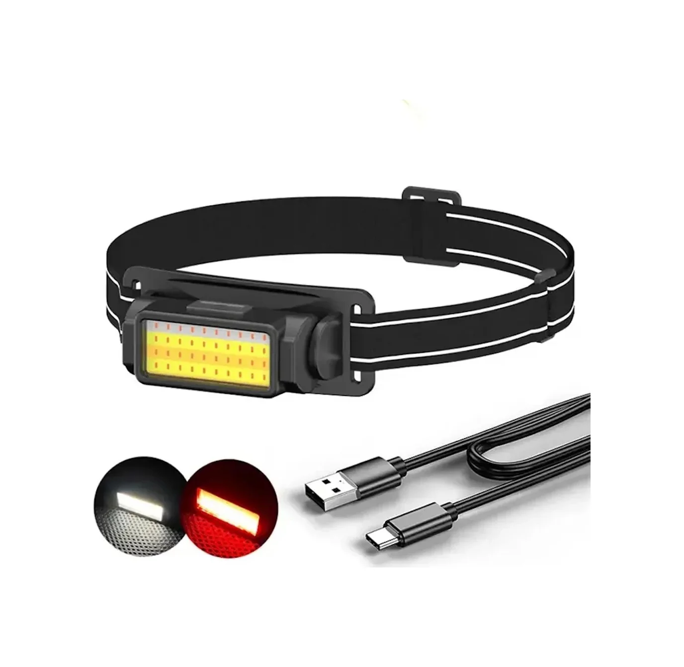 50 Cob Led Kafa Lambası Wt-650 Diğer