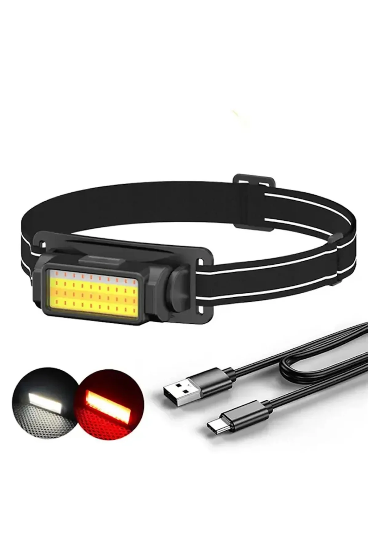 50 Cob Led Kafa Lambası Wt-650 - Görsel 5